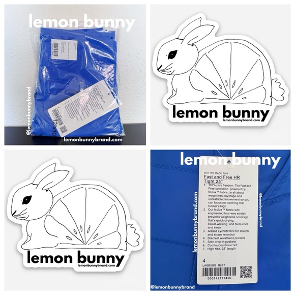 lululemon athletica Pants - lululemon Fast and Free High-Rise Tight 25" in Blazer Blue Tone Size 4 New NWT